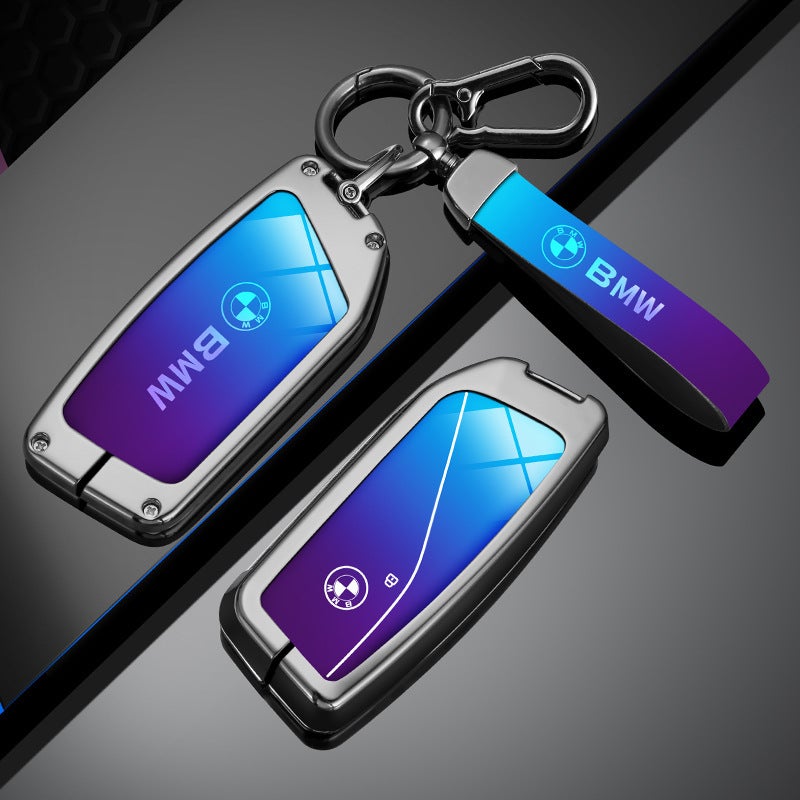 Suitable For Bmw X1M3 Blade Key Case 5 Series Bright Paint Bmw Car Key Case Alloy Modified Case - Image 3